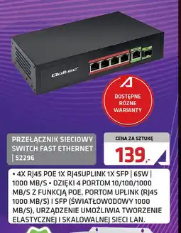 Alsen Przełącznik sieciowy Switch Fast Ethernet oferta
