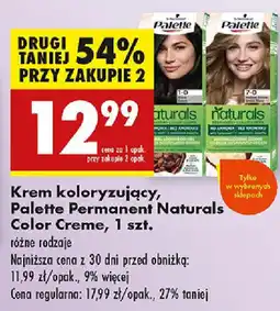 Biedronka Krem koloryzujący, Palette Permanent Naturals Color Creme oferta