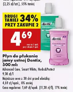 Biedronka Płyn do płukania jamy ustnej Dentix oferta