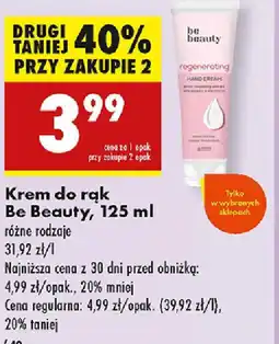 Biedronka Krem do rąk Be Beauty oferta