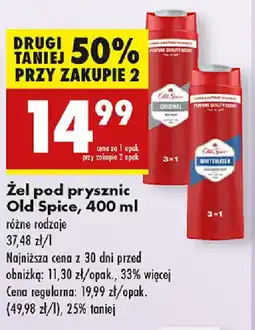Biedronka Żel pod prysznic Old Spice oferta