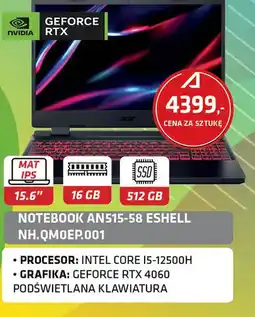 Alsen Notebook AN515-58 Eshell NH.QM0EP.001 oferta