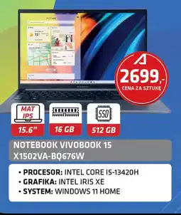 Alsen Notebook Vivobook 15 X1502VA-BQ676W oferta