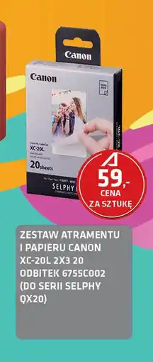 Alsen Zestaw atramentu i papieru Canon oferta