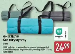 ALDI Koc turystyczny 130 x 170 cm Home Creation oferta