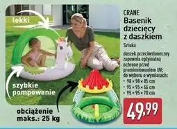 ALDI Basen dziecięcy z daszkiem 95 x 70 cm Crane oferta