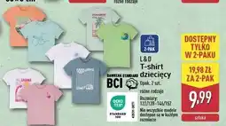 ALDI T-shirt dziecięcy 146/152 L&D oferta