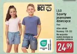 ALDI Szorty jeansowe 128-152 Lily & Dan oferta