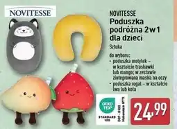 ALDI Poduszka podróżna 2w1 rogal kot Novitesse oferta