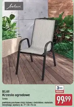 ALDI Krzesło ogrodowe 77 x 55 94 cm Belavi oferta