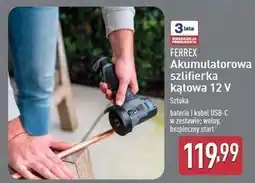 ALDI Szlifierka kątowa 12 v Ferrex oferta