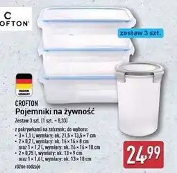ALDI Pojemnik 2 x 750 ml + 1.6 l Crofton oferta