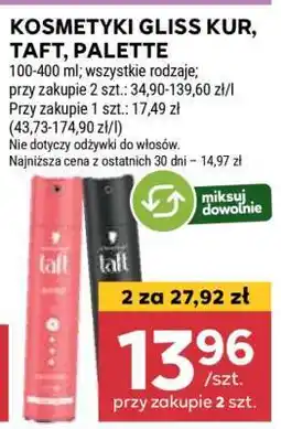 Stokrotka Market Kosmetyki Gliss Kur, Taft, Palette oferta