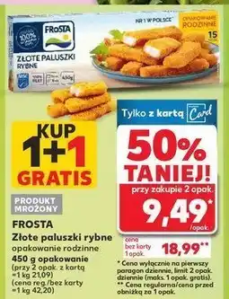 Kaufland Złote paluszki rybne Frosta oferta
