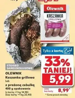 Kaufland Kaszanka grillowa Olewnik oferta