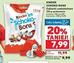 Kaufland Cukierki czekoladowe Kinder schoko-bons oferta