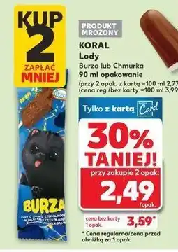 Kaufland Lód burza Koral oferta