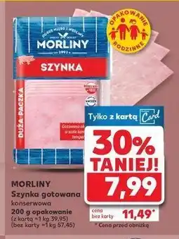 Kaufland Szynka gotowana Morliny oferta