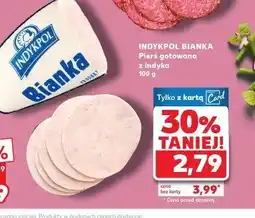 Kaufland Pierś z indyka gotowana bianka Indykpol oferta