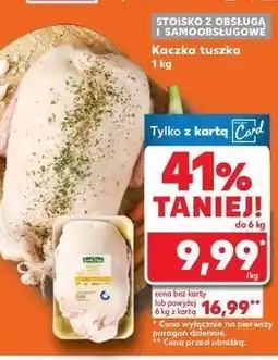 Kaufland Kaczka tusza Stoisko mięsne oferta