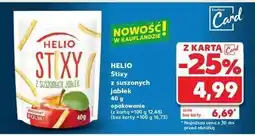 Kaufland Stixy suszone jabłko Helio oferta