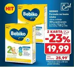 Kaufland Mleko 2 Bebiko oferta