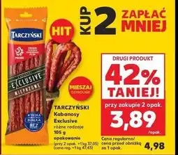 Kaufland Kabanosy wieprzowe Tarczyński exclusive oferta