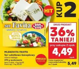 Kaufland Ser sałatkowo-kanapkowy 12 % Mlekovita favita oferta