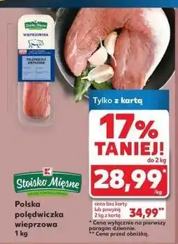 Kaufland Polędwiczka wieprzow Stoisko mięsne oferta