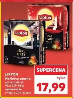 Kaufland Herbata earl grey Lipton special collection oferta