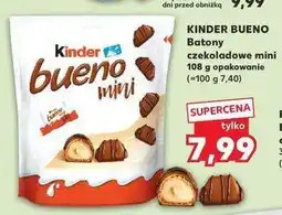 Kaufland Baton Kinder bueno mini oferta