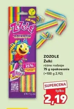 Kaufland Żelki hello zelo rainbow Zozole oferta