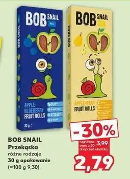 Kaufland Przekąska jabłkowo-borówkowa Bob snail oferta