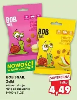 Kaufland Przekąska jabłko-truskawka Bob snail oferta