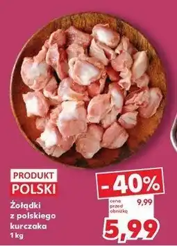 Kaufland Żołądki z kurczaka polska oferta