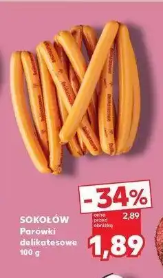Kaufland Parówki delikatesowe Sokołów oferta