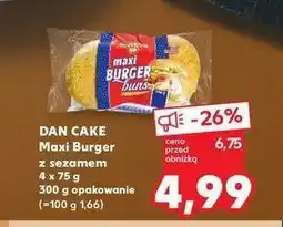 Kaufland Bułka do hamburgerów z sezamem Dan cake oferta