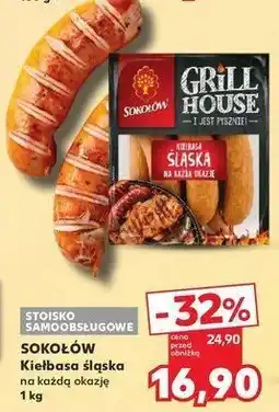Kaufland Kiełbasa śląska Sokołów grill house oferta