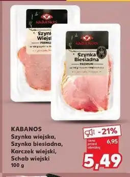 Kaufland Szynka wiejska Kabanos oferta