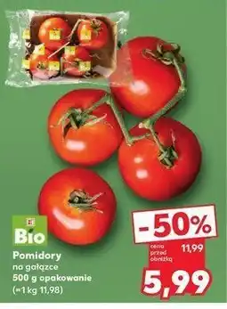 Kaufland Pomidory gałązka bio K-classic bio oferta