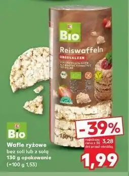 Kaufland Wafle ryżowe z solą K-classic bio oferta