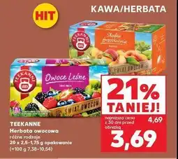 Kaufland Herbata słodka brzoskwinia Teekanne oferta