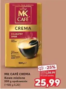 Kaufland Kawa Mk cafe crema oferta
