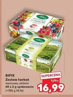 Kaufland Kompozycja 6 smaków herbatka owocowa Bifix kompozycja oferta