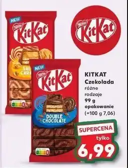 Kaufland Czekolada salted caramel Kitkat oferta