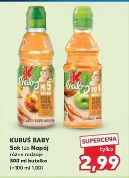 Kaufland Sok jabłko-banan-marchew Kubuś baby oferta