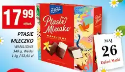 Chorten Ptasie Mleczko Waniliowe 340g Wedel oferta
