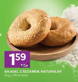 Stokrotka Bajgiel z sezamem, naturalny 80g Stokrotka oferta