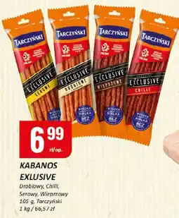 Chorten Kabanos Exclusive drobiowy, chilli, serowy, wieprzowy 105g Tarczyński oferta