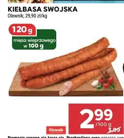 Stokrotka Kiełbasa swojska 120 g Olewnik oferta